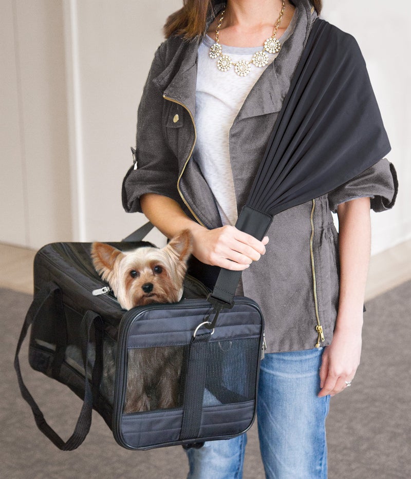 Sherpa Travel Pet Carrier Accessory, Comfort Strap, Black (56014) - Image 2